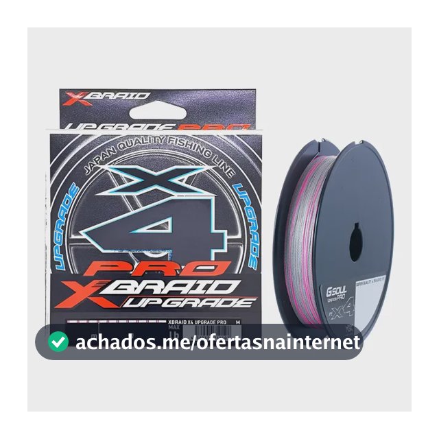 Linha Multifilamento Ygk Xbraid X4 Upgrade Pro 4 Fios 300m