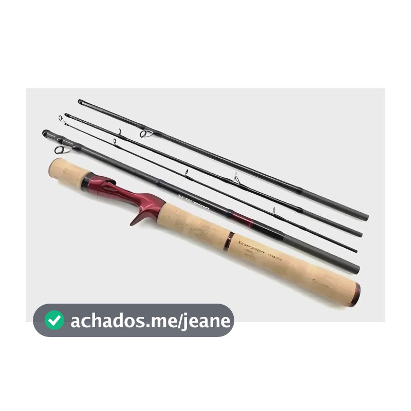 Vara Carretilha Shimano Scorpion 50lb 6'0 1,83m | 5 Partes
