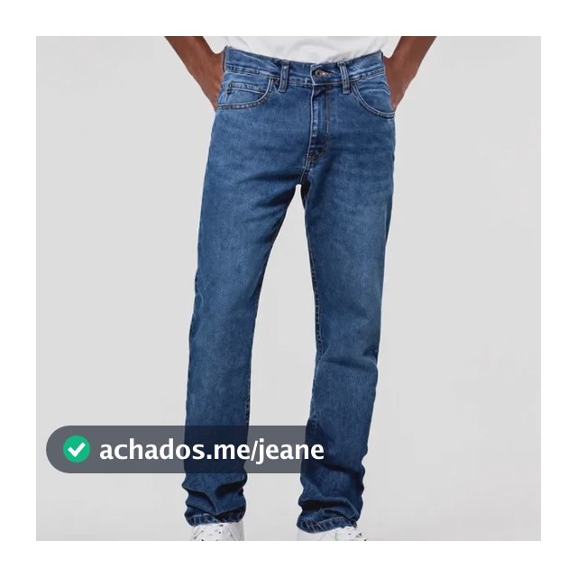 Calça Jeans Masculina Reta Regular Lemier Premium