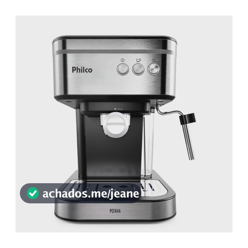 Cafeteira Expresso Philco Pcf04a 1,2l E Aquecedor De Xícaras preto