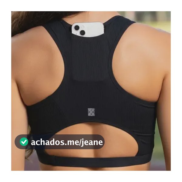 Top Feminino Academia Bolso Nadador Corrida Fitness Esporte