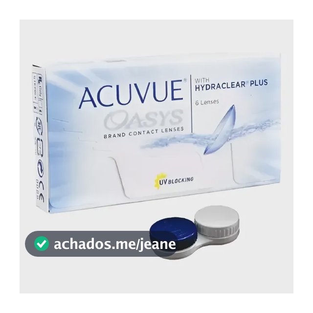 Lentes De Contato Acuvue Oasys Silicone Hidrogel - Johnson