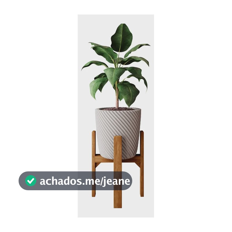 Suporte Para Vaso Em Madeira 40cm Tripé Suporte De Vaso 40cm Madeira