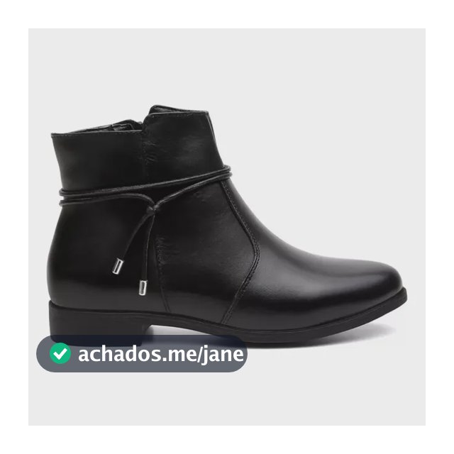 Bota Cano Curto Feminina Couro Legítimo Moda Inverno