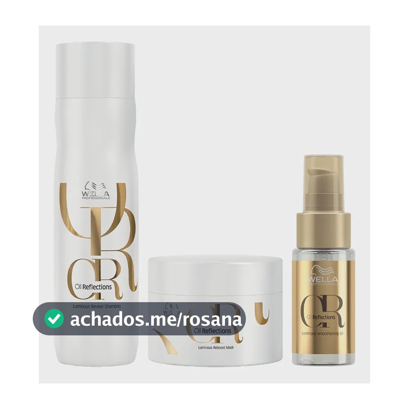 Kit Wella Oil Reflections Sh250+ol30+masc150