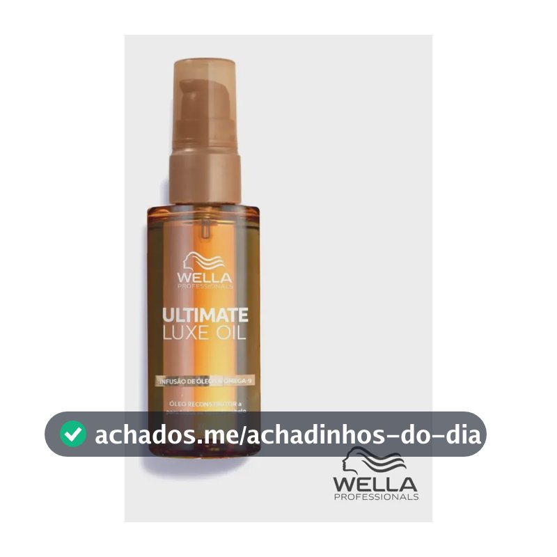 Óleo Wella Professionals Ultimate Luxe Oil 100ml Reconstrução