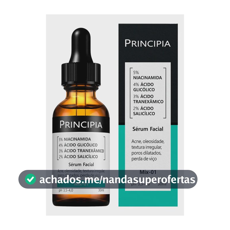 Sérum Facial Principia Mix-01 Uso Noturno Para Todos os Tipos de Pele