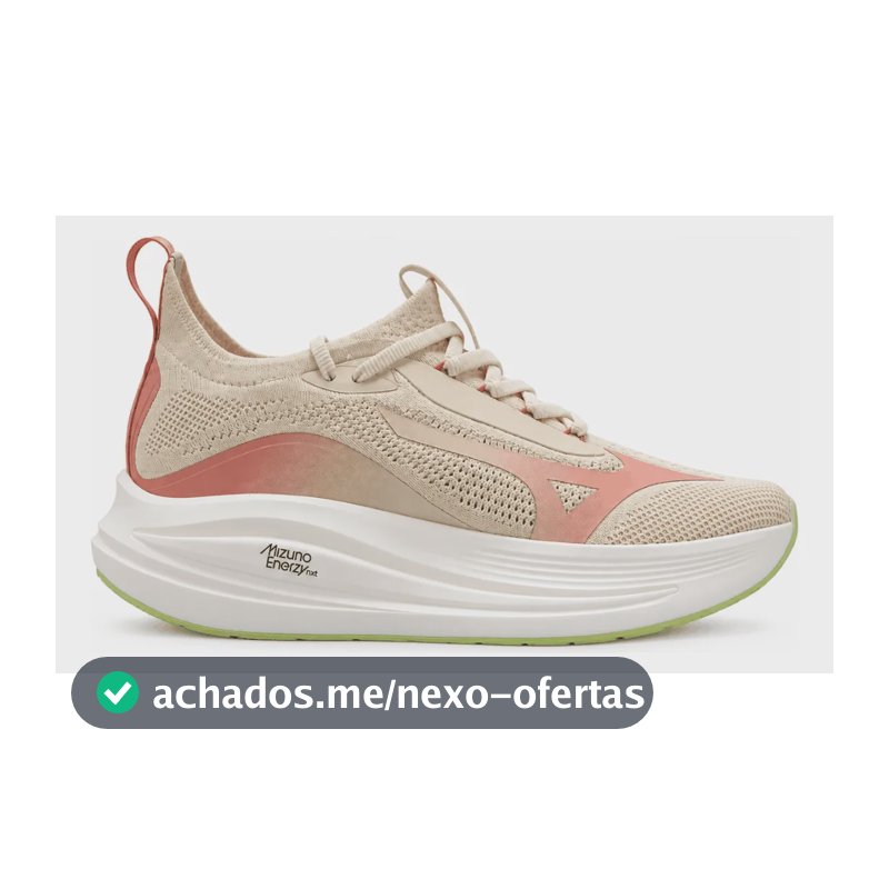 Tênis Mizuno Neo Aura Knit Corrida Original Confortável Algodao/rosa 35,0 Br