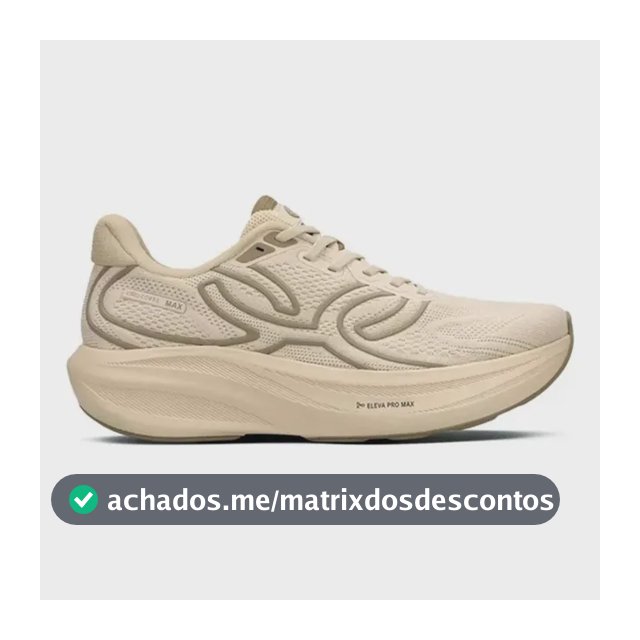 Tênis Feminino De Corrida Corre Max Olympikus Bege 36 Br