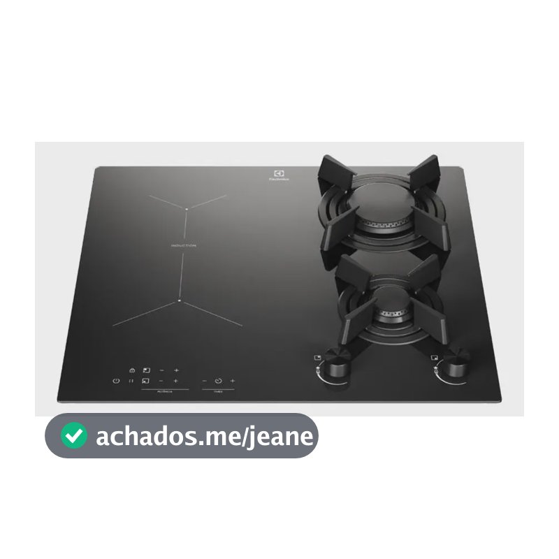 Cooktop 4 Bocas de Indução e a Gás Electrolux Híbrido 2 de Indução e 2 a Gás (IE62H)