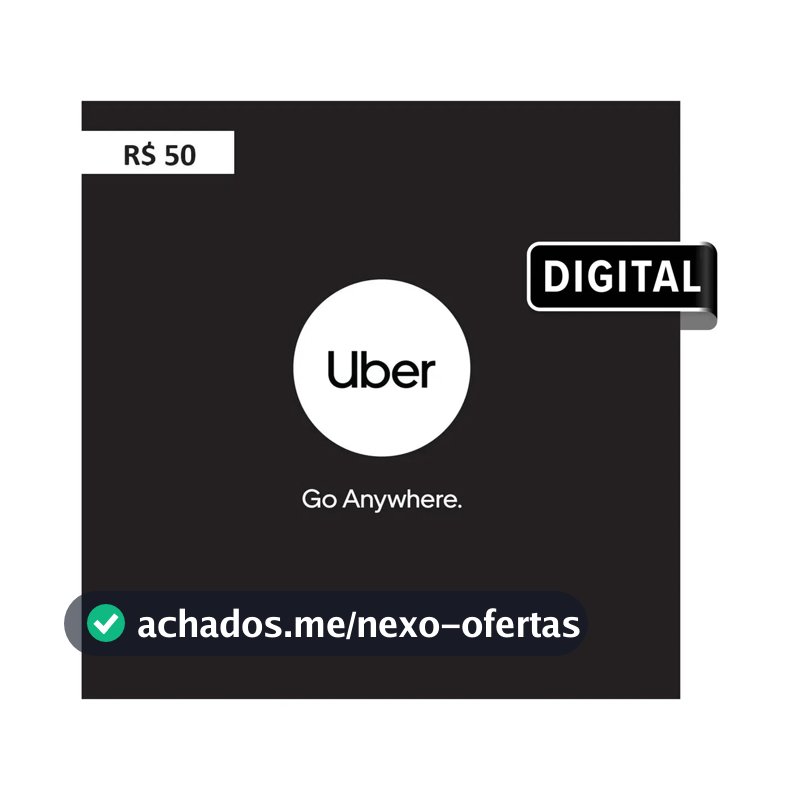 Uber Gift Card R$50 (Digital)