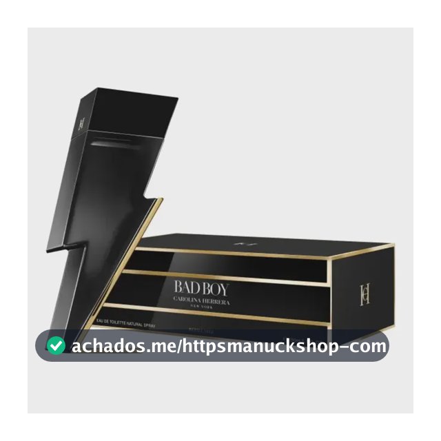 Carolina Herrera Bad Boy Edt Refilavel - Perfume Masculino 150ml