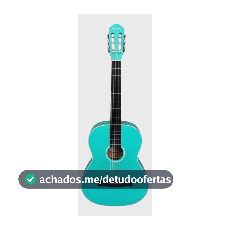 Violão Acústico Giannini N14 Nylon Clássico Start Estudo Azul Satinado