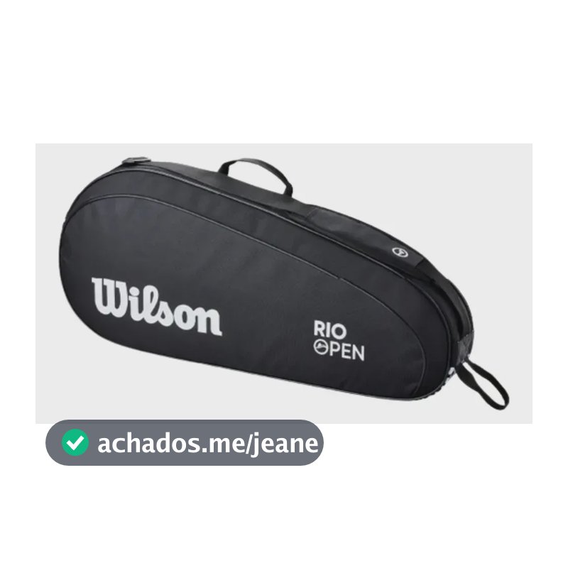 Raqueteira Wilson Rio Open 2026 Team 3r