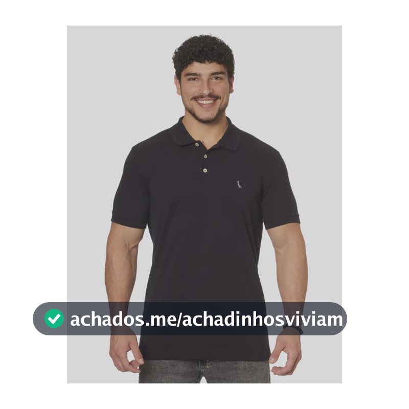 Camisa Reserva Masculino Polo Regular Essence Preto Liso M