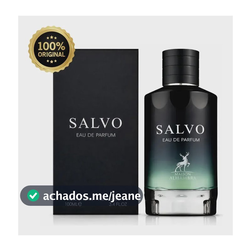 Perfume Arabe Masculino Salvo Eau De Parfum Edp 100ml Maison Alhambra