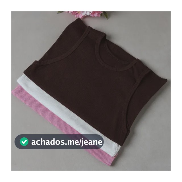 Kit 3 Regatas Femininas Caneladas Algodão Premium