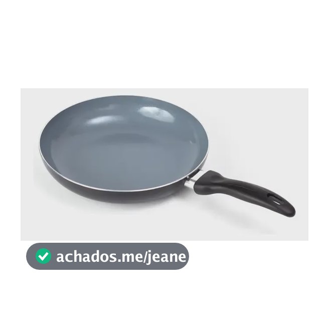 Frigideira Oikos de Cerâmica Preta com 24 cm