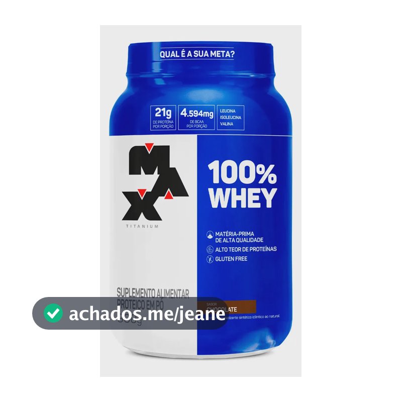 Whey Concentrado 100% Whey Protein Concentrado 900g Chocolate