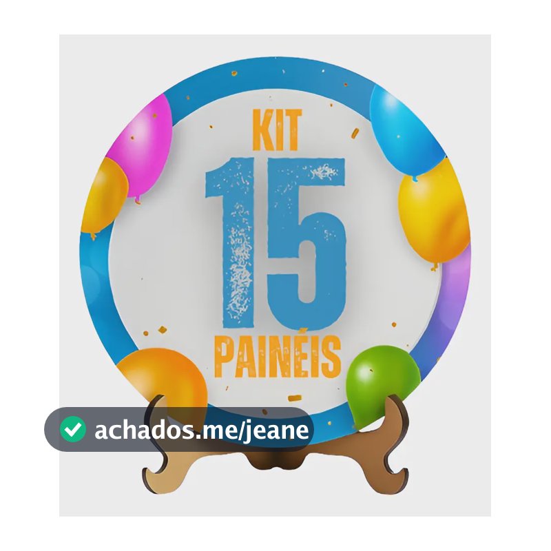Kit 15 Painel Redondo 50cm Tecido Sublimado Escolha Seu Tema