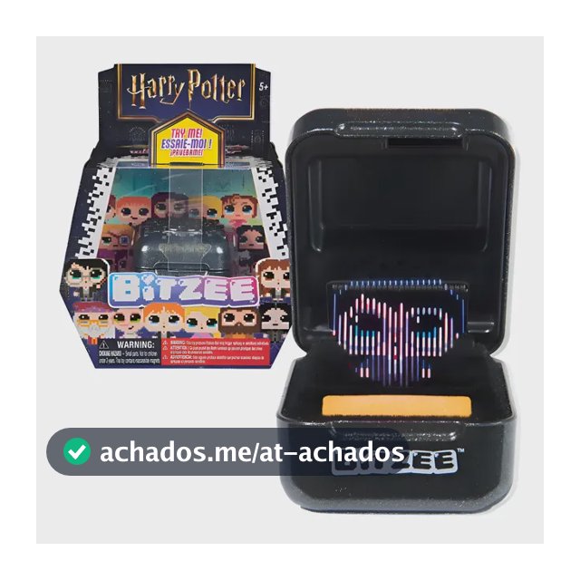 Wizarding World Harry Potter Bitzee Interactive Digital Pet Preto