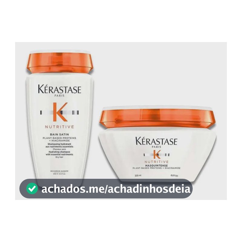 Kit Kerastase Nutritive Bain Satin + Máscara Masquintense