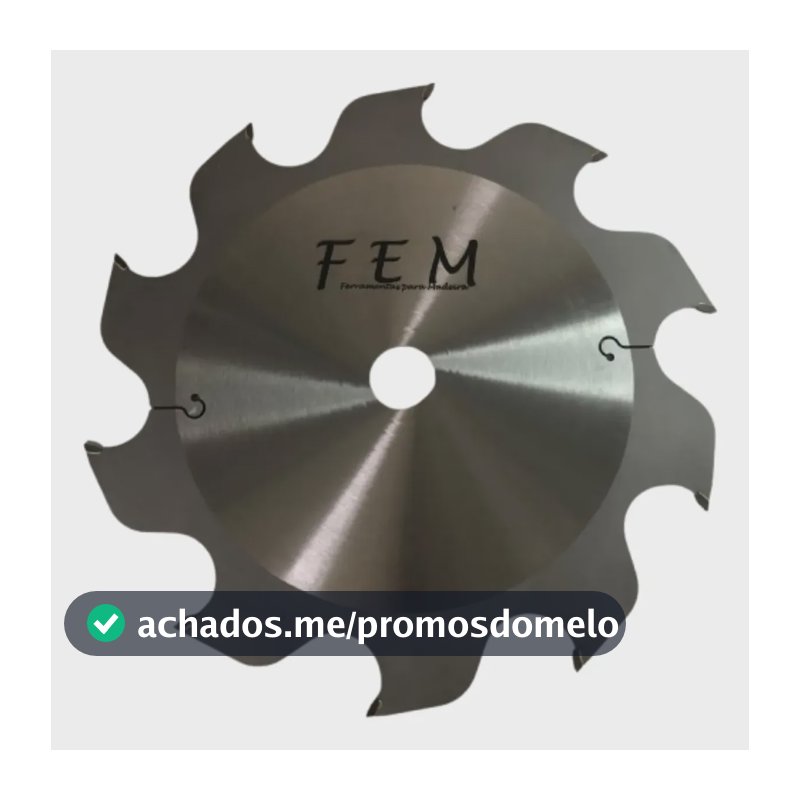 Disco De Serra Circular 350 X 10 Dentes Corte 4,5mm F.30 Fem 10 Dentes