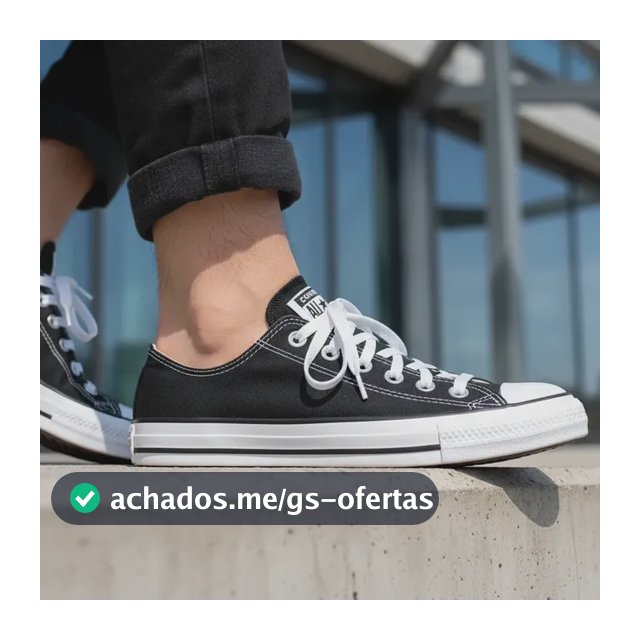 Tênis Chuck Taylor Cano Curto All Star Converse Preto Cru Preto Liso 38 Br