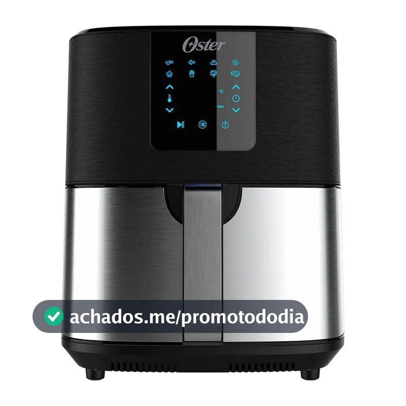 Fritadeira Elétrica Oster Ofrt650 de 4,8L, 1500W, Inox e Painel Touch