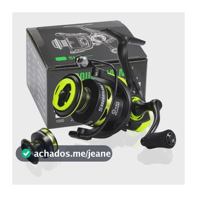 Molinete Sougayilang Drag 20lbs Profissional Carretel Alumín Amarelo Fluorescente 3000 Série