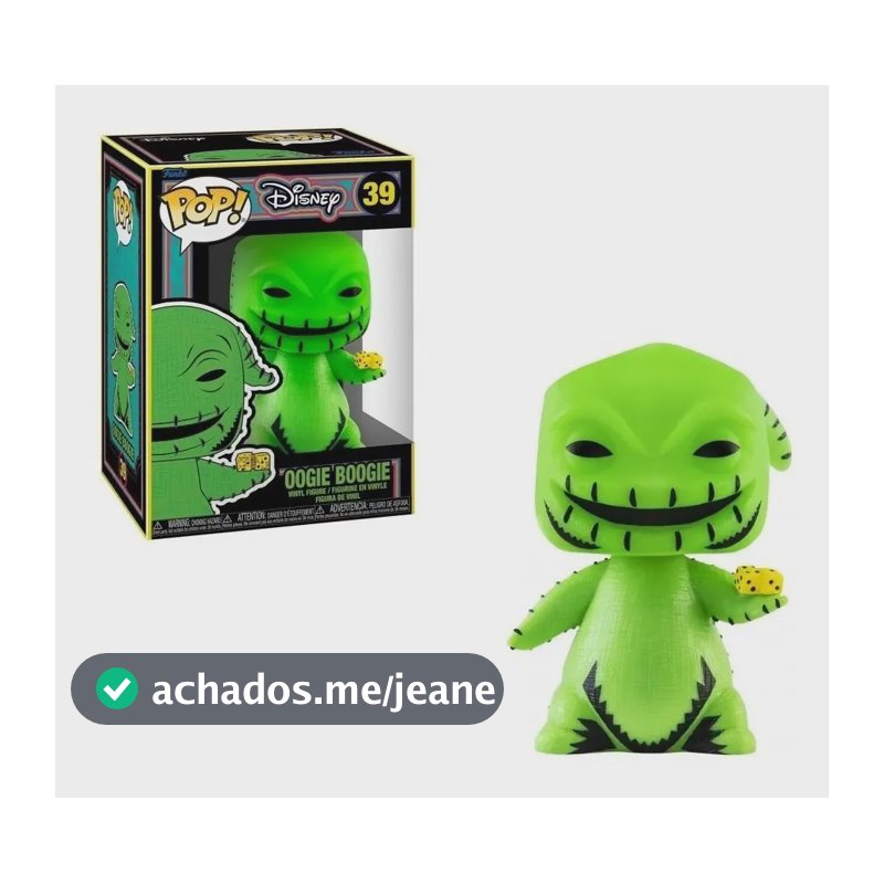 Boneco Funko Pop Disney Estranho Mundo De Jack Oogie Boogie