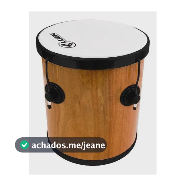 Repique de Mão 10'' Luen Verniz Madeira Pele Sintética 24009