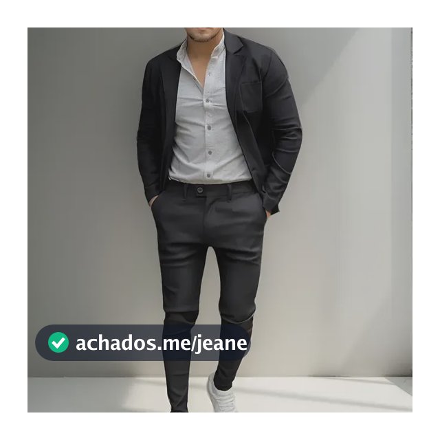 Conjunto Blazer E Calça Masculino Alfaiataria Slim Elastano