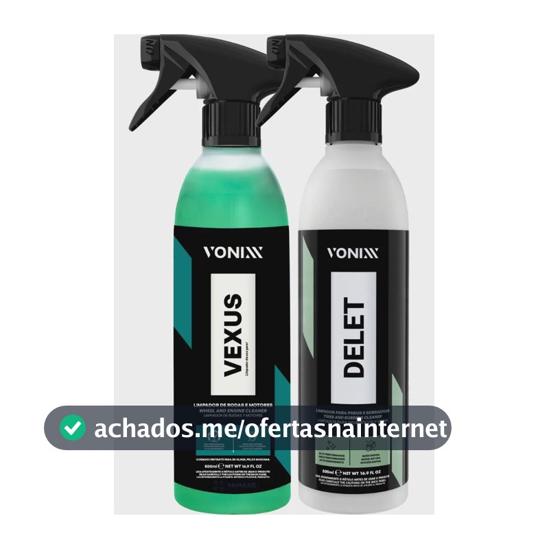 Vexus Vonixx Limpador Limpa Rodas Motor Delet Limpa Pneu