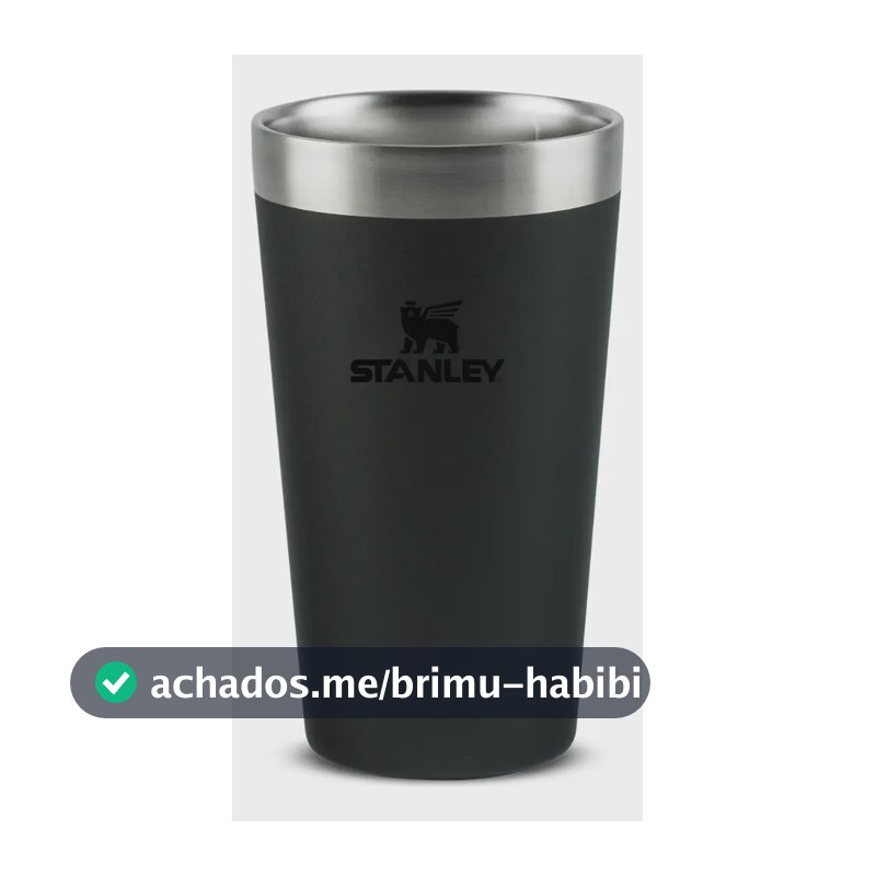 Copo Térmico para Cerveja Stanley Pint Adventure Black 2.0 354ml