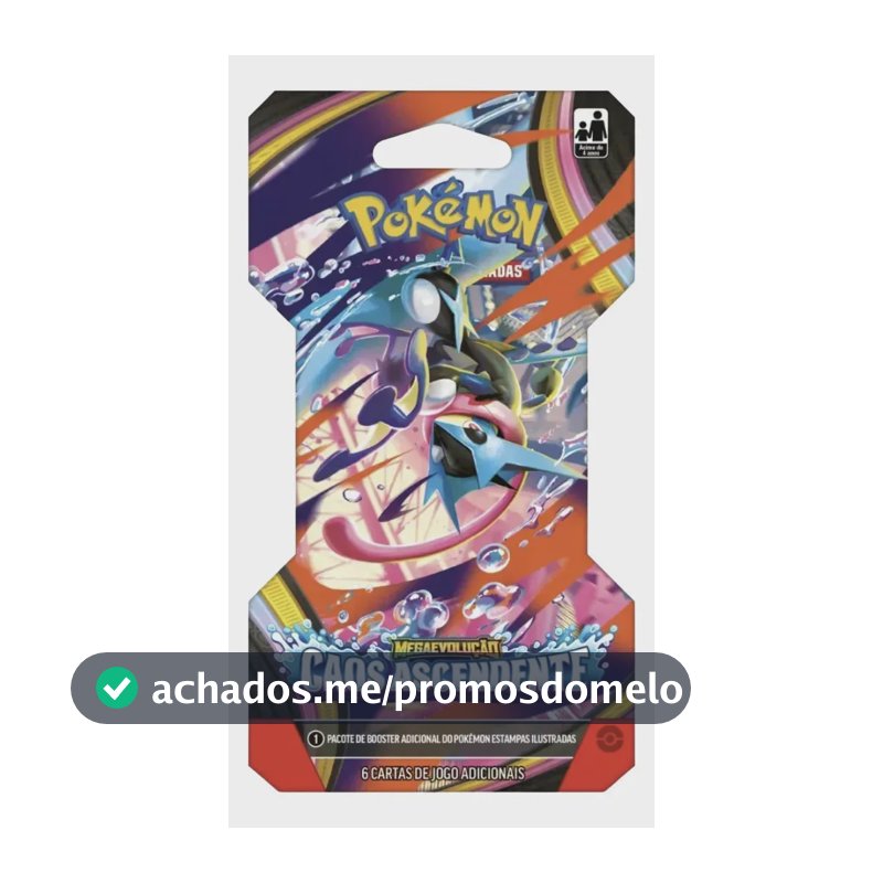 Pokemon - TCG Blister Unitário Caos Ascendente