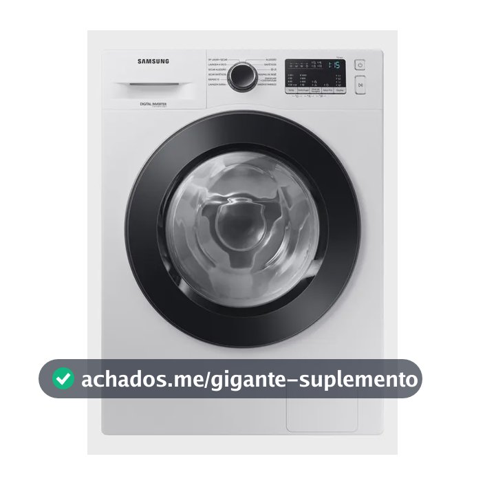 Lava E Seca Samsung Wd11m Com Digital Inverter Branca 11kg Cor Branco