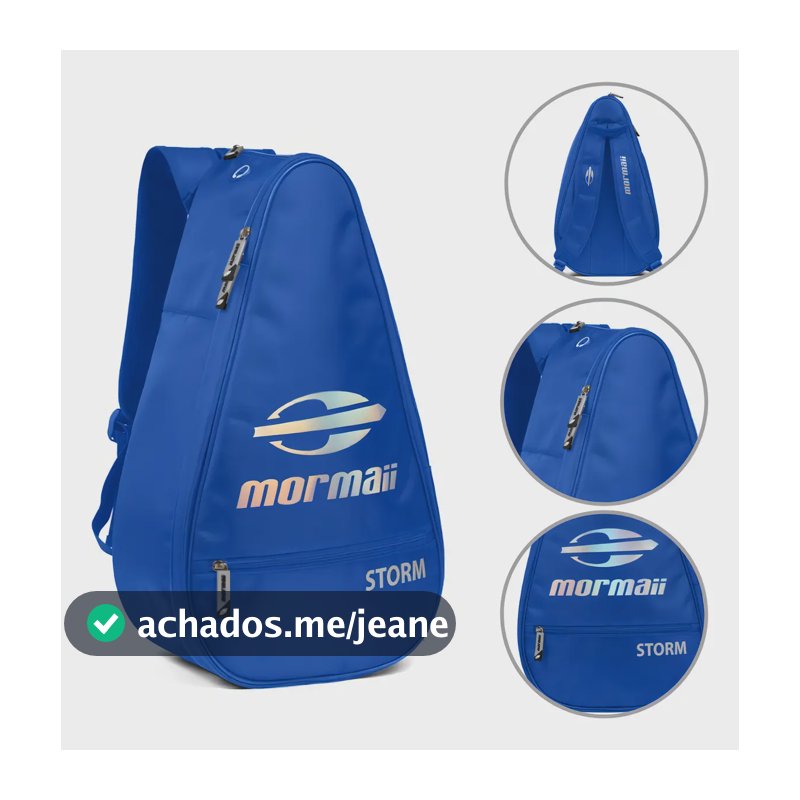 Raqueteira Mormaii Storm 2 Beach Tennis Azul