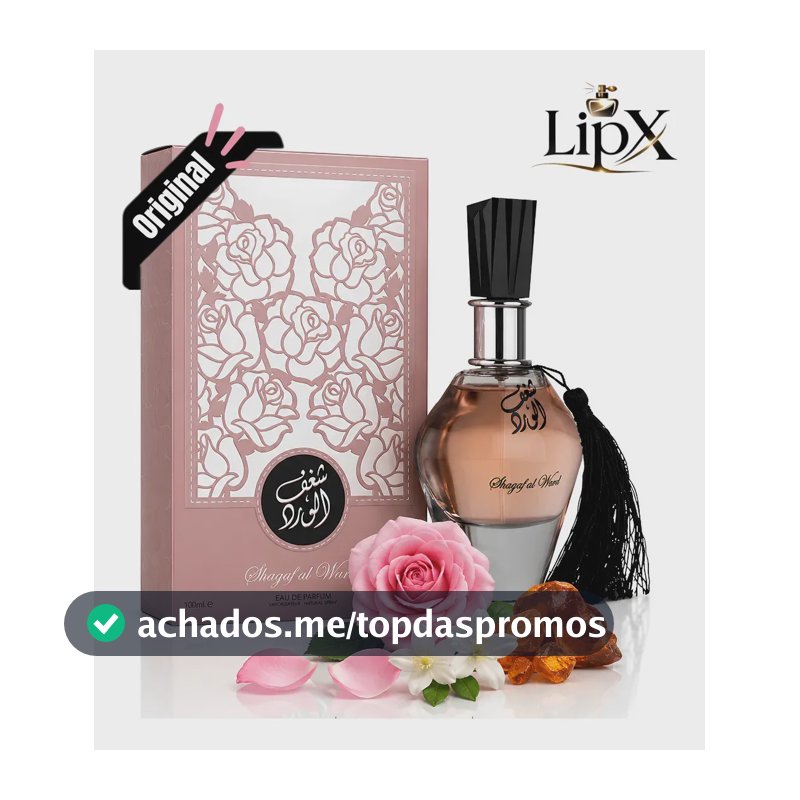 Perfume Arabe Shagaf Al Ward Feminino Edp 100ml
