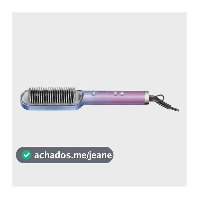 Escova Alisadora Qu4tro Elementos By Juliette Mondial Ea-ju- Cor Azul/Rosa