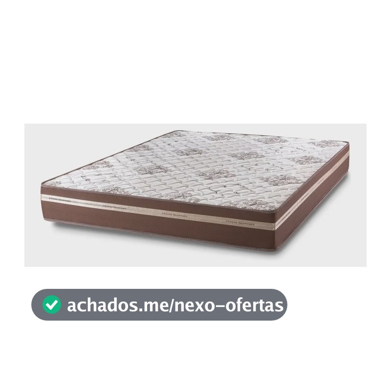 Colchão De Casal Hellen Millenium One Face Espuma D33 Marrom