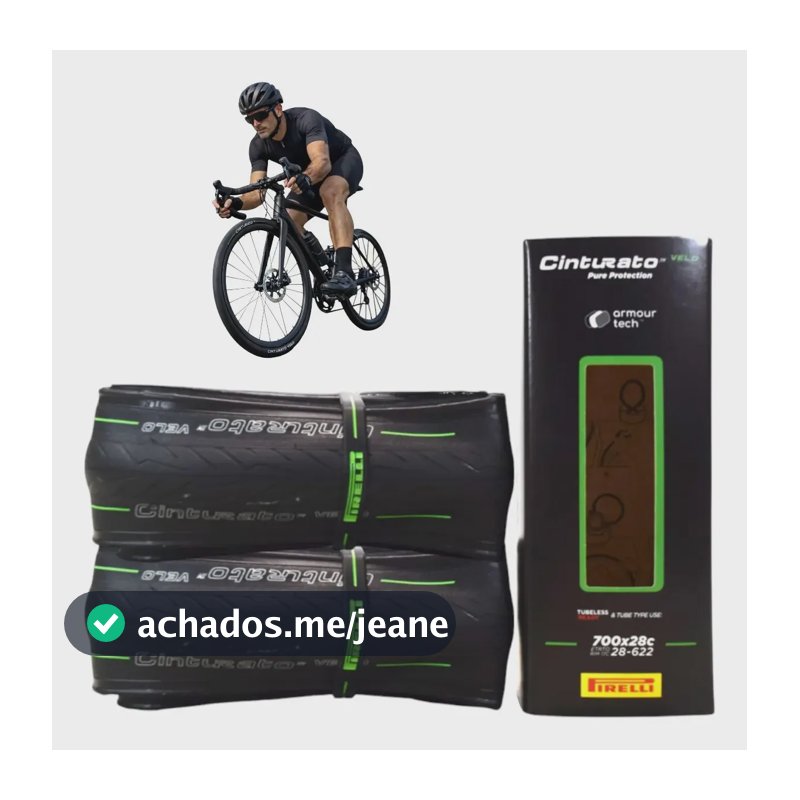 Pneus Cinturato Velo Tubeless 700x28c Pirelli Speed