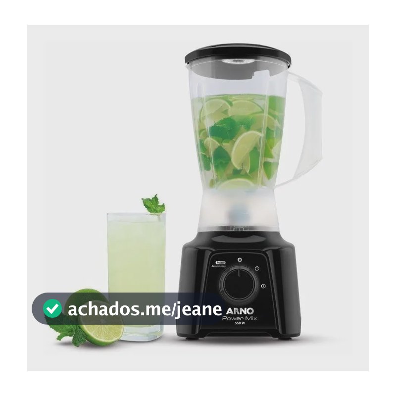 Liquidificador Arno Power Mix Cor Preto
