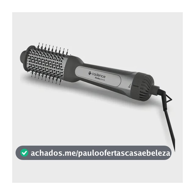 Escova Secadora Cadence Linda & Leve 4 em 1 Preto ESC720