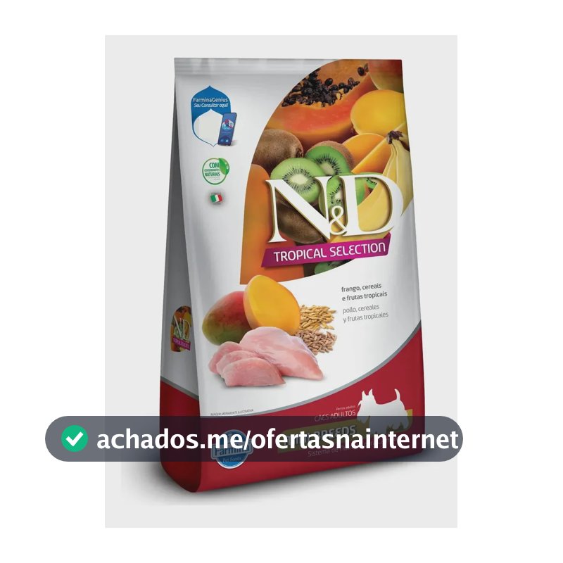 Ração Cães Farmina N&d Tropical Mini Frango 2kg