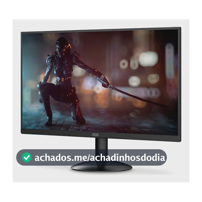 Monitor gamer Aoc Série B30 21.5'' Full Hd Gaming 120hz 1ms 22b30hm23 cor preto