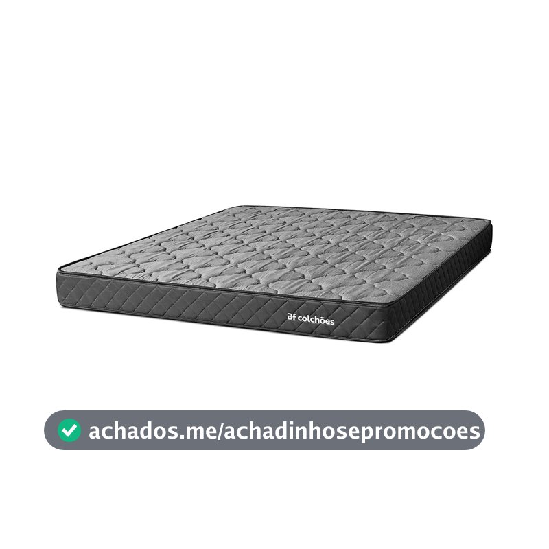 Colchão King Ortopédico Espuma D45 Extra Firme 17x193x203cm BF Colchões