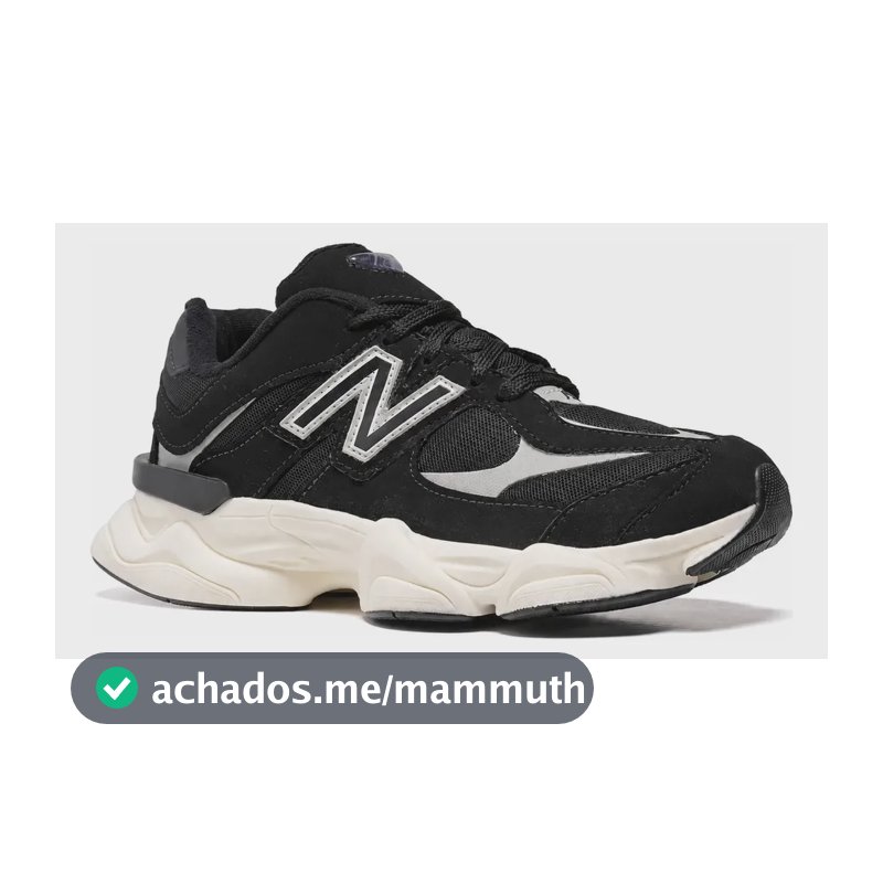 Tênis New Running 9060 Academia Confortavel Promocional Preto 42 Br