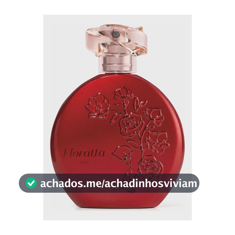 Floratta Red O Boticário Desodorante Colônia Perfume Feminino Original 75ml