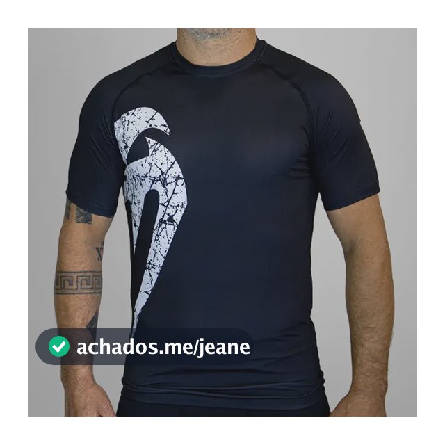 Rashguard Venum Giant Classic Black M/c